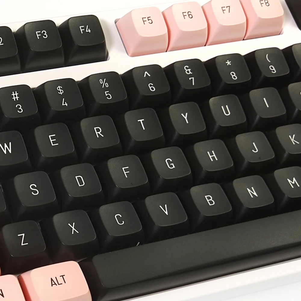 149 tasti PBT Double Shot Keycaps 6.25U CSA English per Mx Switch tastiera meccanica Dual Color Injection Black Red Keycap