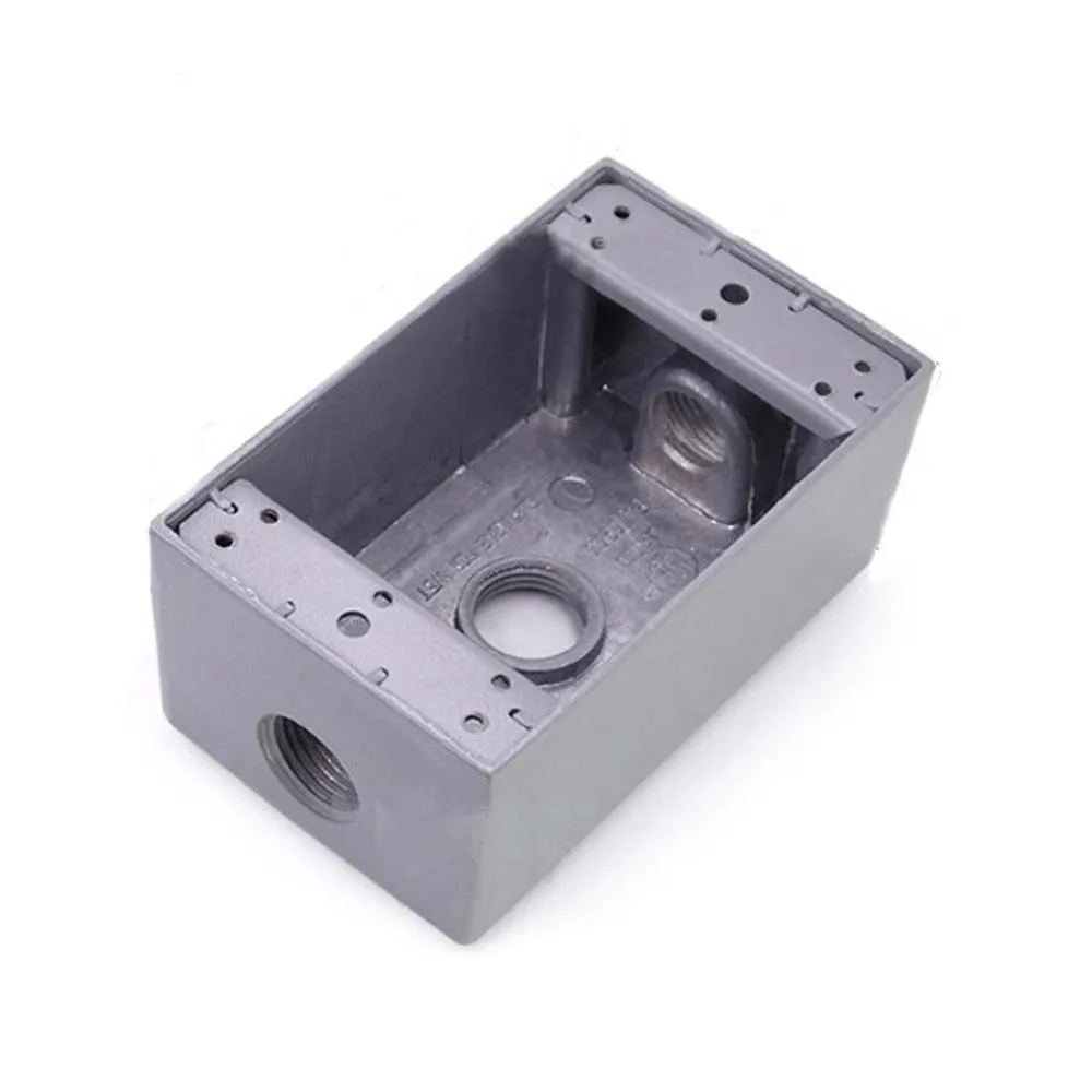 Waterproof NEMA L5-50R 6-30R 10-30R 10-50R 14-30R 14-50R US Industrial Receptacle Metal Mount Back Box Wire Concealed bottom Box