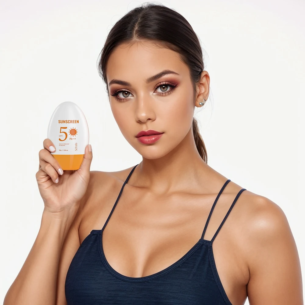 Séfralls واقي شمسي SPF50 PA للوجه والأشعة فوق البنفسجية + 50 جم • حماية كاملة وترطيب عميق وملمس وامتصاص سريع بدون بقايا • تركيبة ن