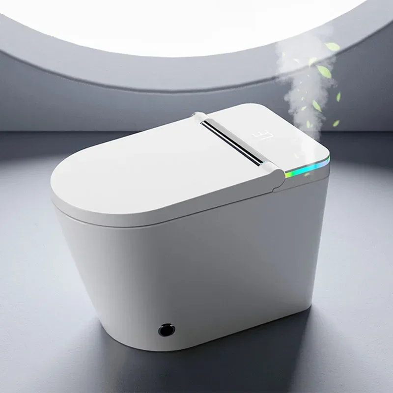 for Luxury Sanitary Ware Automatic Ceramic American Market Toilets Intelligent Bidet Floor Mounted Sensor Fresher Toilet