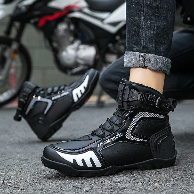 

New 2024 Waterproof Protection Wear-resistant Windproof Motorcycle Protective Boots Support Four Seasons of Off-road Riders