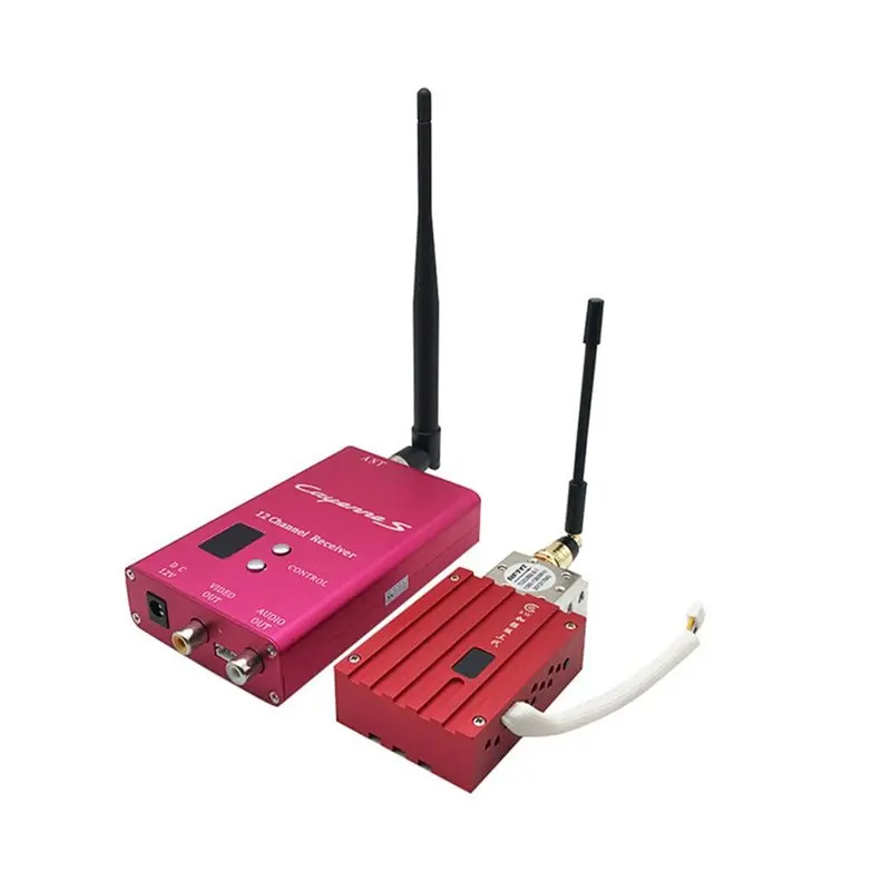 

Беспроводной передатчик и приемник AT82 1.2G 1.3G 8W FPV VTX+VRX, улучшенная версия, оборудование для передачи видео на большие расстояния