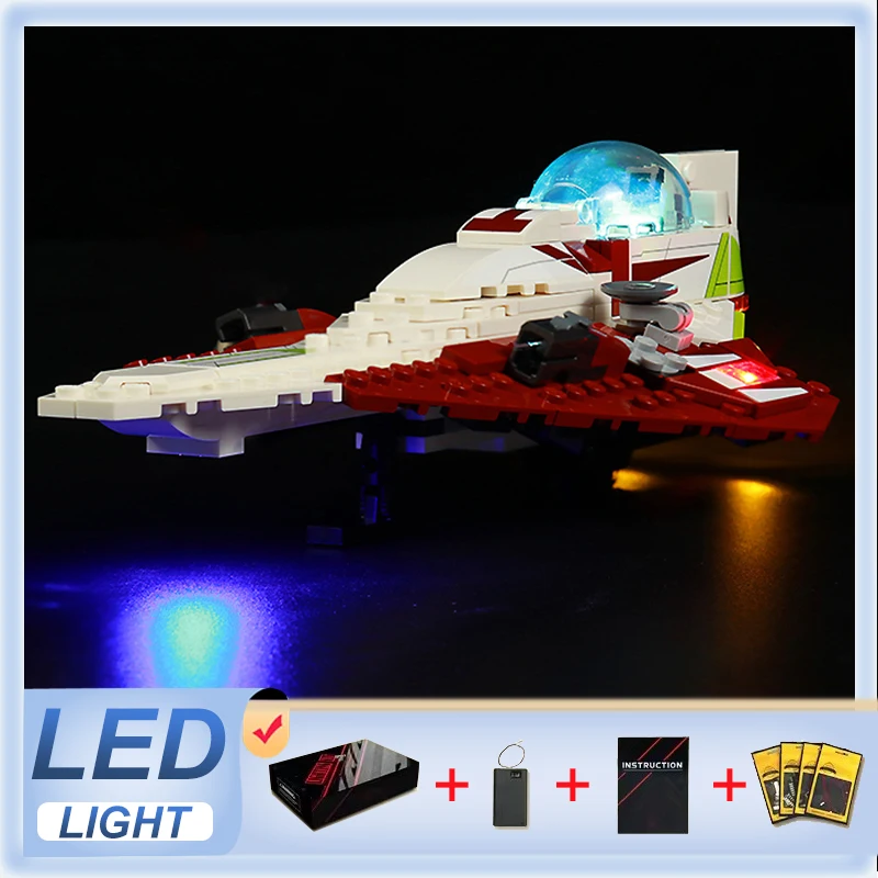 

Комплект светодиодных фонарей своими руками для LEGO 75333 Jedi Starfighter (только светодиодный светильник, без модели блоков)