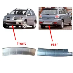 1 Piece Front or Rear Bumper Cover for Outlander Rear Bumper Cover for Airtrek Bumper Lip Bumper Guard Decoration Board CU