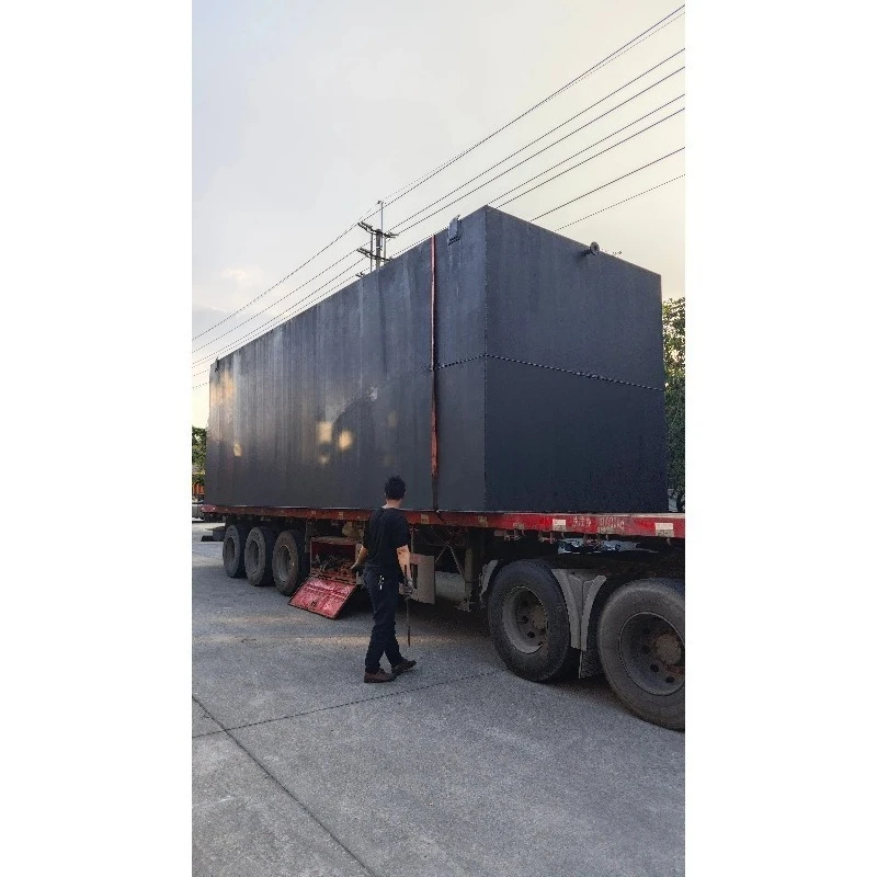 Customizable Integrated Carbon Steel Sewage Treatment Equipment with 1-Year Warranty 220v Voltage for Waste Management
