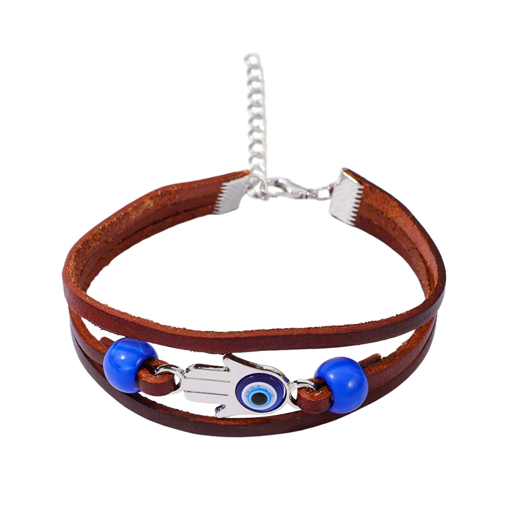 Pulsera de juego Ellie Dina, pulsera de ojo de diablo con cuentas azules, pulseras hechas a mano, accesorios de joyería para fanáticos