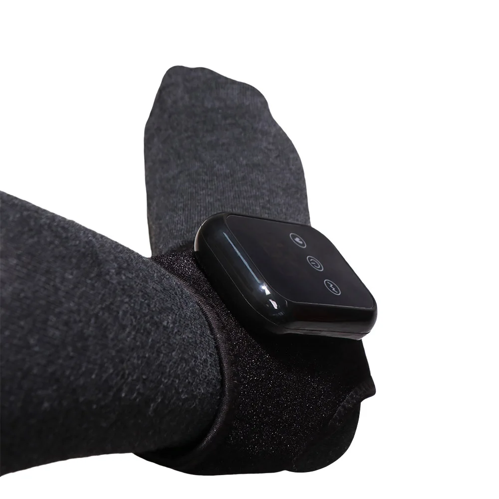 

With 3 Vibration Modes Heating Ankle Protection Strap Side Stabilize Joint Protector Ankle Wrap Foot Massager Foot Sleeve