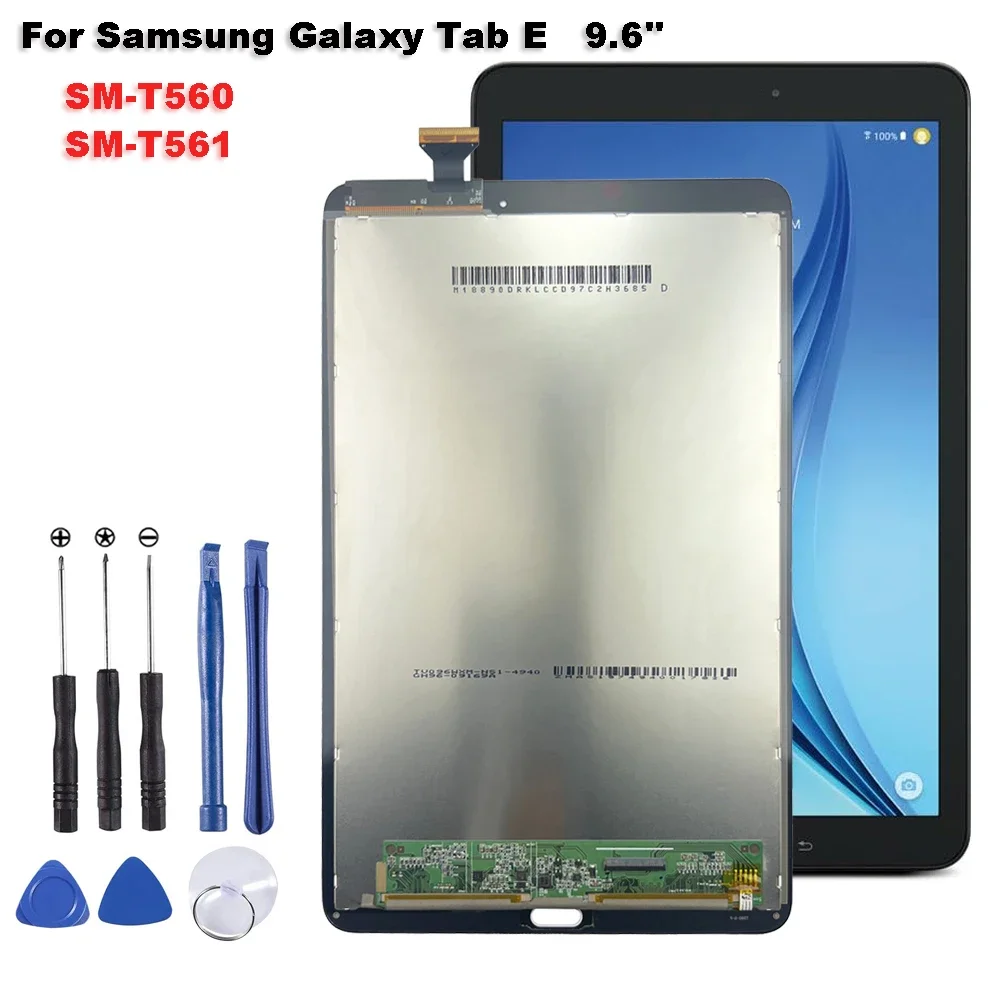 

New For Samsung Galaxy Tab E 9.6 SM-T560 T560 T561 Touch Screen Sensor Glass Digitizer + Lcd Display Panel Assembly