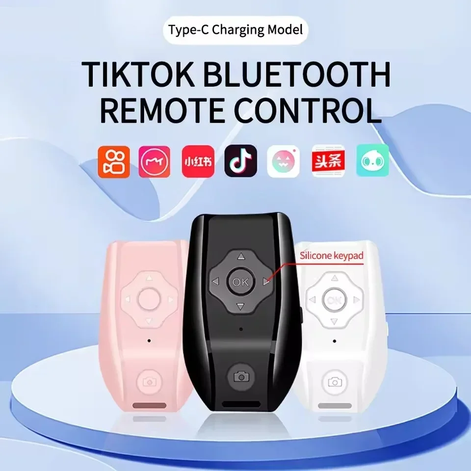 

Universal Remote Control Selfie Stick Bluetooth Controller Bluetooth Camera Remote for iPhone Xiaomi Redmi Samsung Mobile Phone