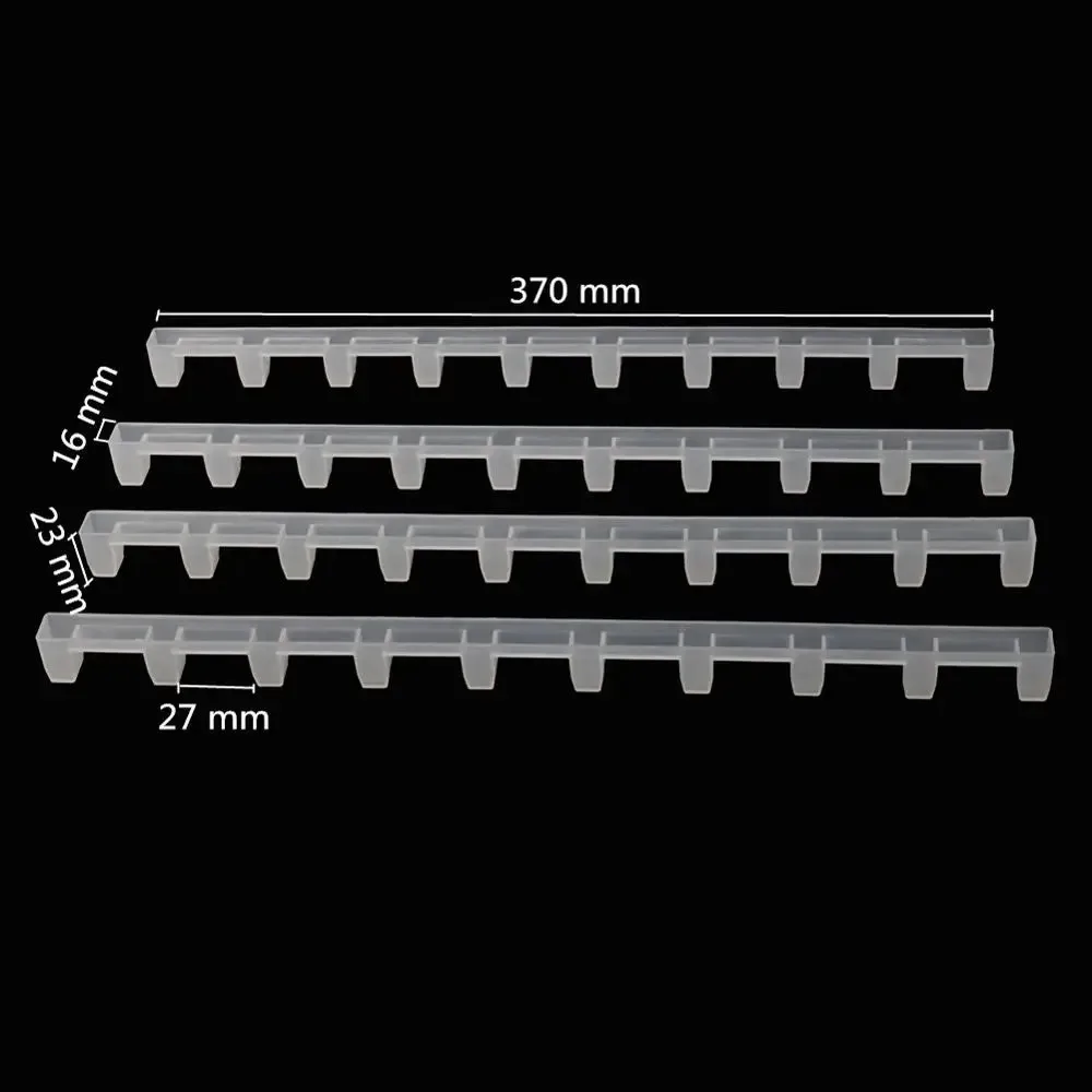 5/50Pcs Beehive Box Groove Plastic Beehive Frame Clips Waterproof And Anti-shake White Beehive Box Groove Beekeeping Accessories