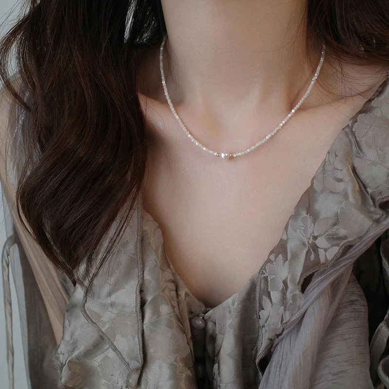 Heißer Verkauf Natürliche Süßwasser Perle 14K Gold Gefüllt Weibliche Perlen Ketten Halskette Schmuck Für Frauen Geburtstag Geschenke Kein Verblassen – Detail 6