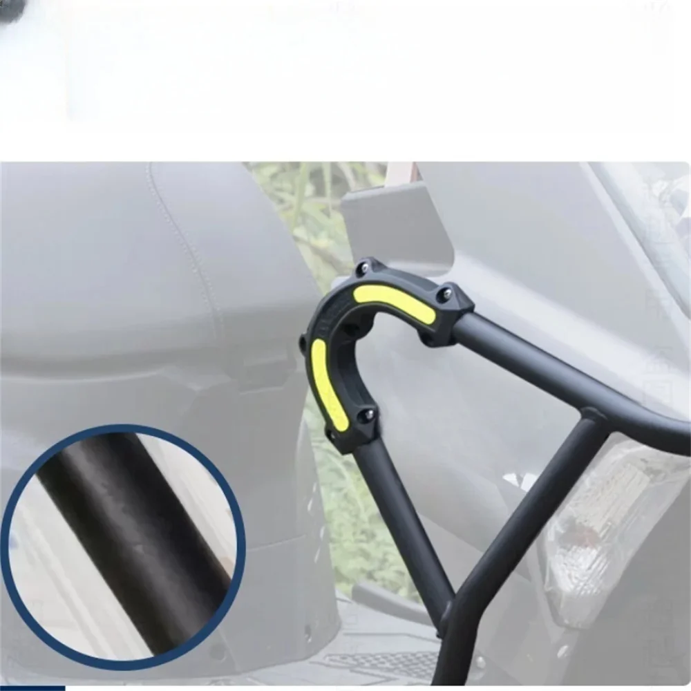 For the 2025 HJ150T-28 HAOJUE UHR150 modified front anti fall bumper thickened and thickened protective bar accessories