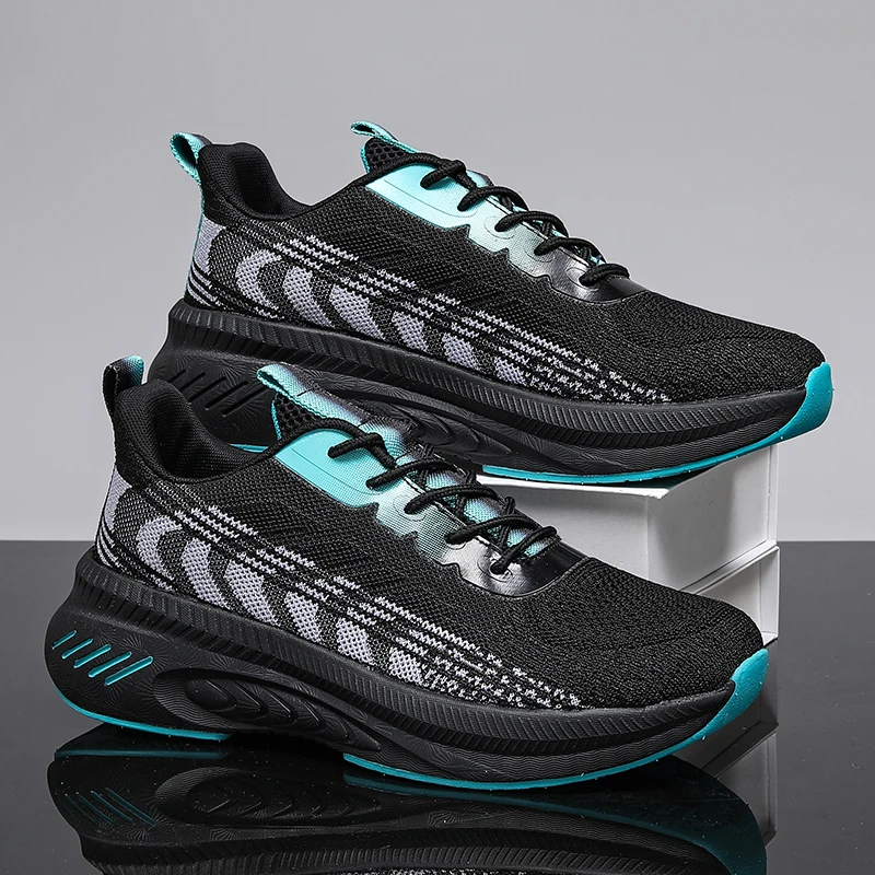 

Мужские кроссовки, новые модные кроссовки с дышащей сеткой, противоскользящие, износостойкие, уличные кроссовки для фитнеса и тренировок, мужские кроссовки