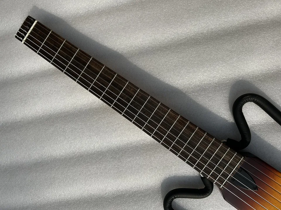Headless Nylon String Acoustic Guitar Travel Silent