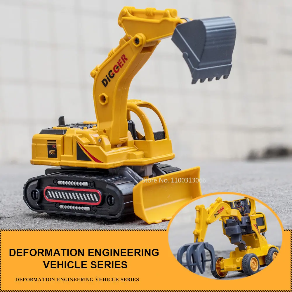 

Collision Deformation Alloy Engineering Vehicle Model Bulldozer Excavator Truck Inertia Car Boy Toys Kids Construction Toys