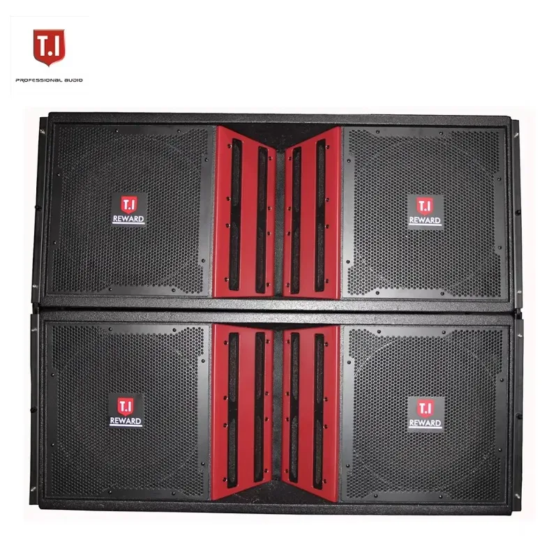 Dual 15 Inch Three Way Neodymium Waterproof Line Array Long Distance Stage Audio Speaker - view 2
