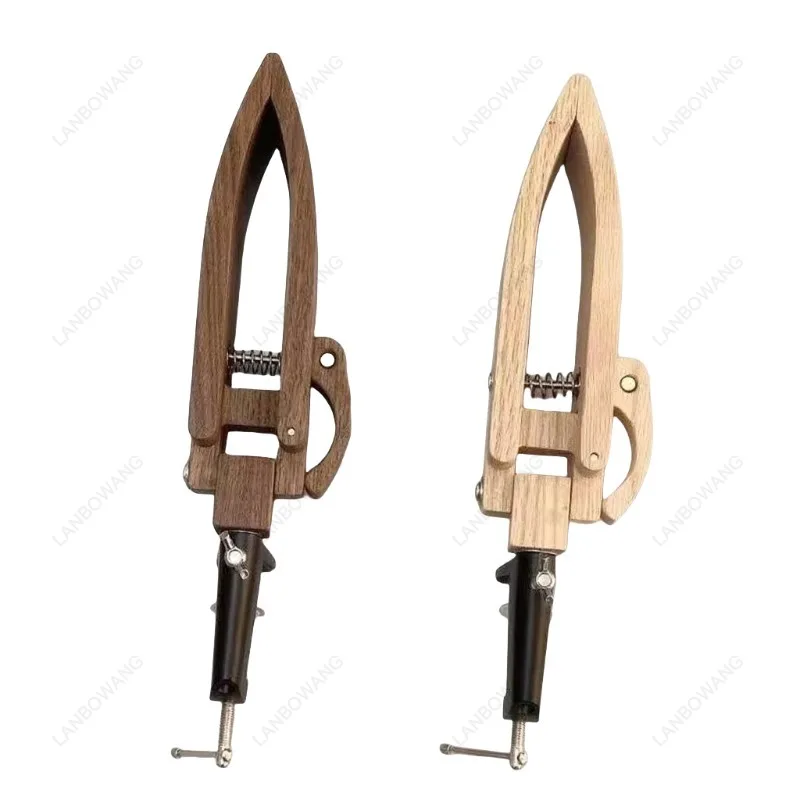 Hand-stitched Wood Clamp, Hand Tools, Red Oak 360°, Black Walnut 360° Universal Wood Clamp