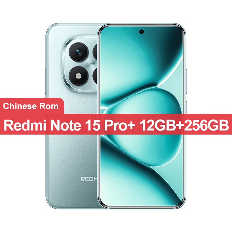 China Version Xiaomi Redmi Note 15 Pro+ 256GB/512GB Snapdragon 7s Gen 4 50MP+32MP Camera 6.83" 1.5K Display 90W 7000mAh Battery