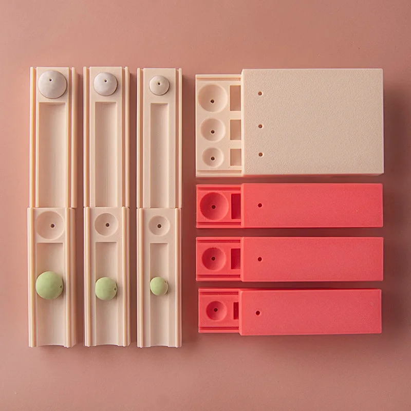 

Инструмент для изготовления бусин из полимерной глины - форма для формирования круглого шарика с дыроколом для ювелирных изделий своими руками, серег, ожерелий, аксессуаров для рукоделия