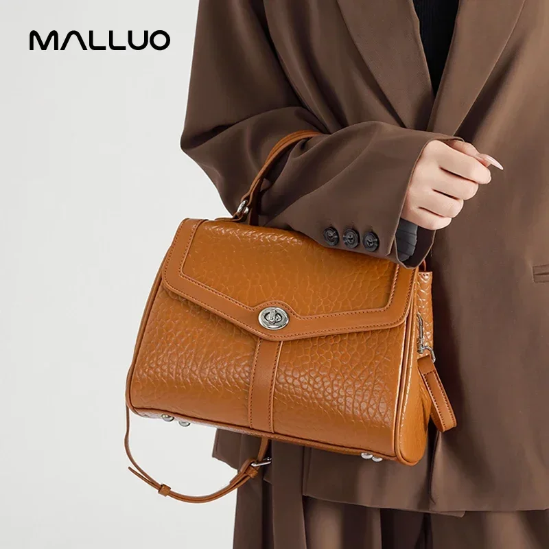 المرأة البقرة الطبيعية الجلد الحقيقي حقائب كتف كلاسيكية السيدات لينة جلد البقر حقيبة كروسبودي تصميم الإناث حقيبة يد فاخرة للتنقل #2