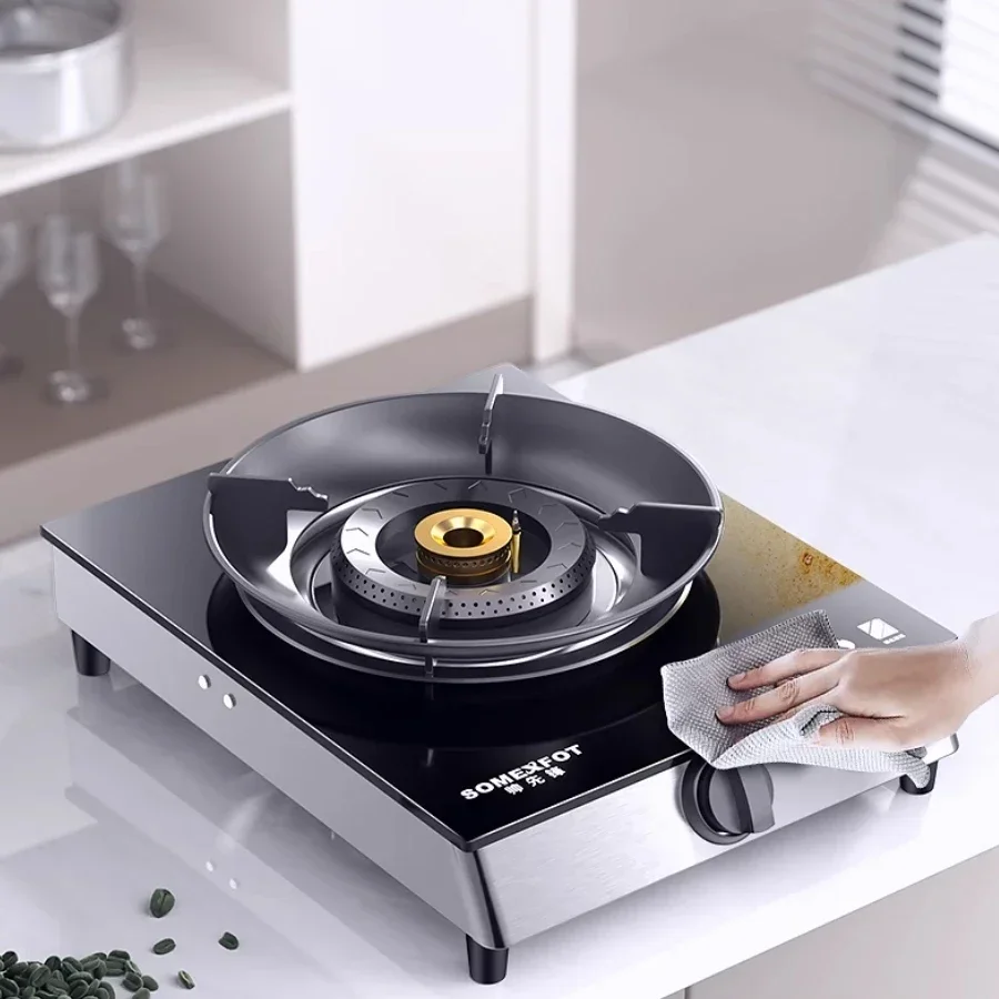 High - quality household single gas stove, desktop style, large fire, natural & liquefied gas, old - fashioned