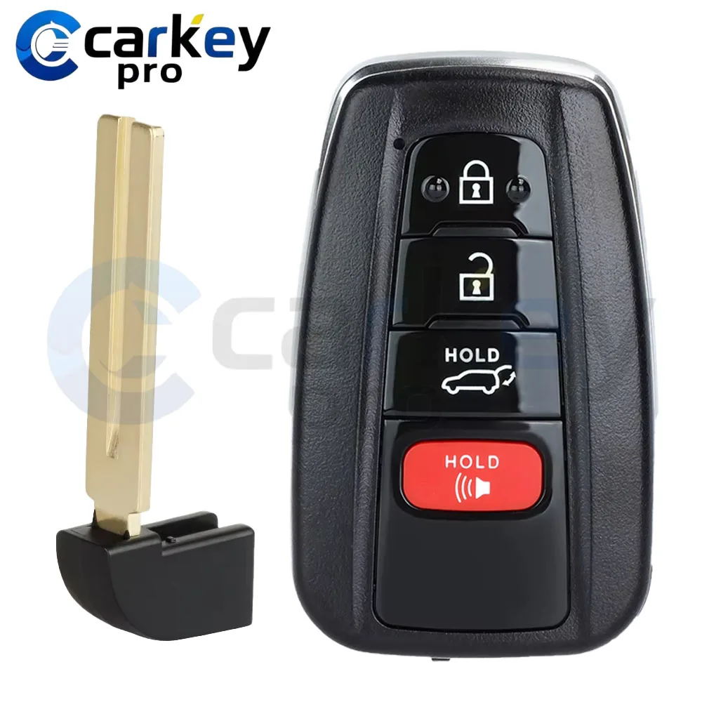 Carkeypro 3+1Buttons Smart Key 312/314Mhz HYQ14FBC 8A CHIP 8990H-0R030 P4=AA For Toyota Rav4 2022-2024