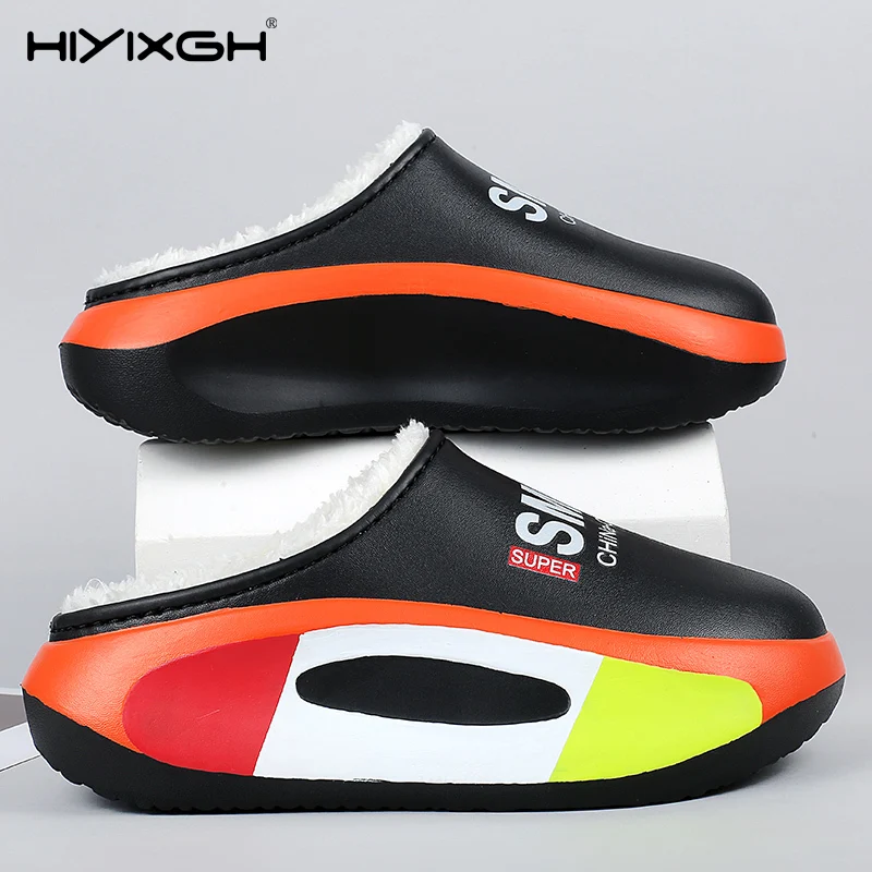 

Зимняя мужская обувь, теплые тапочки, хлопковые тапочки, мужские парные домашние плюшевые тапочки для спальни, зимние ботинки, домашняя обувь, мужские кроссовки