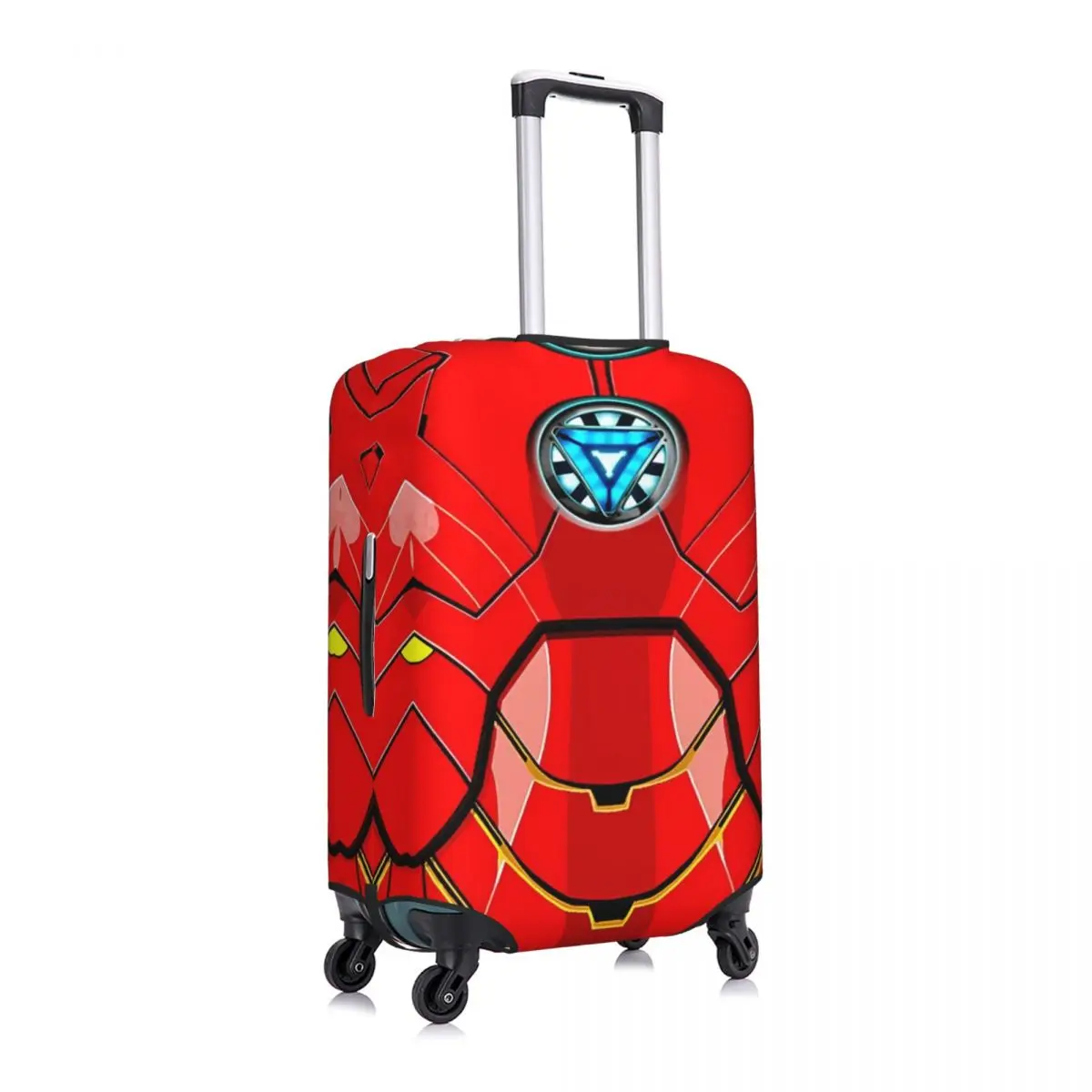 Custom Iron Man 3D Print Suitcase Cover Anime Manga Cruise Trip Holiday Elastic Luggage Case Protector