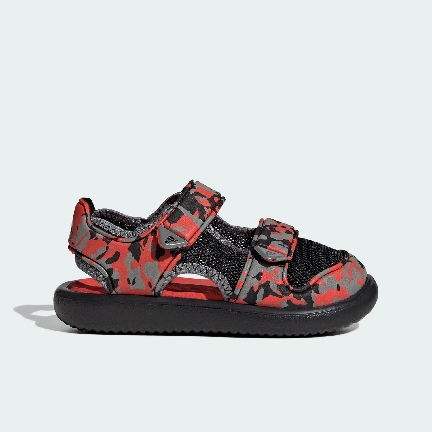 

Аутентичные детские дышащие повседневные сандалии с закрытым носком Adidas на липучке IE0303