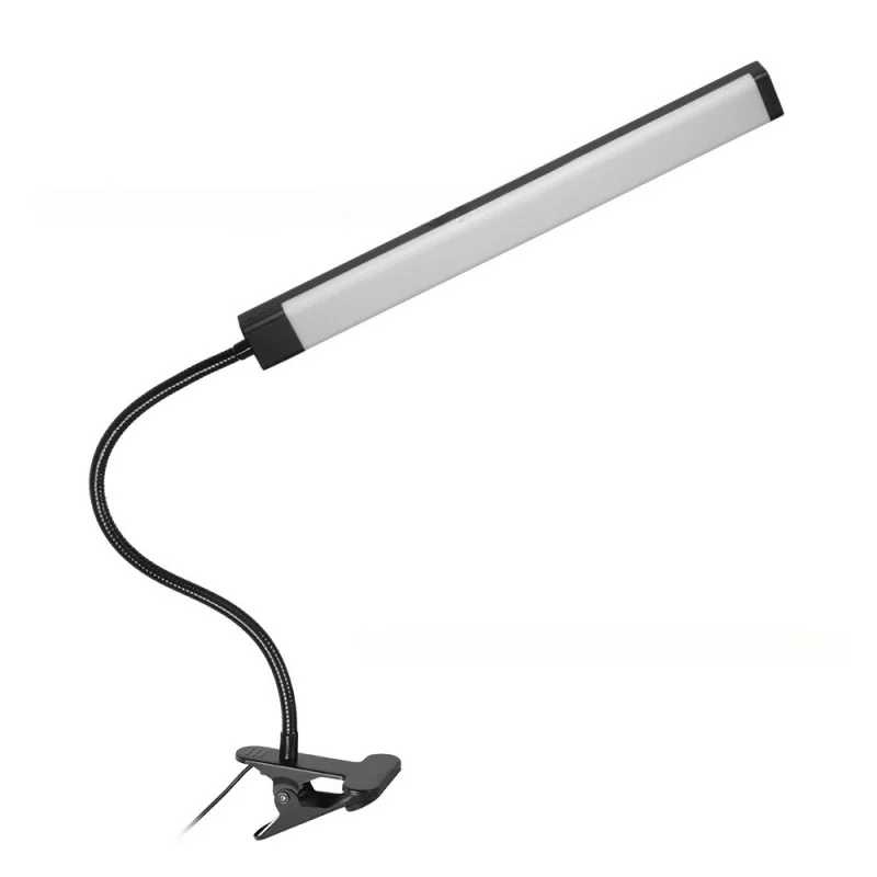 LED مصباح مكتبي حماية العين طالب عنبر غرفة نوم سطح المكتب السرير القراءة كليب على مصباح مكتبي صغير البث المباشر ملء الضوء #5