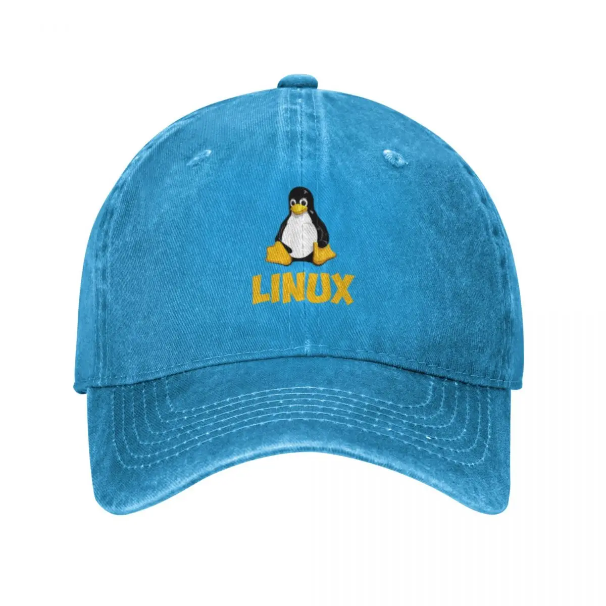 

Hot Sale Unisex Fashion Cap Classic Linux Tux Penguin Logo Baseball Caps For Men & Women High Quality Golf Sports Hat