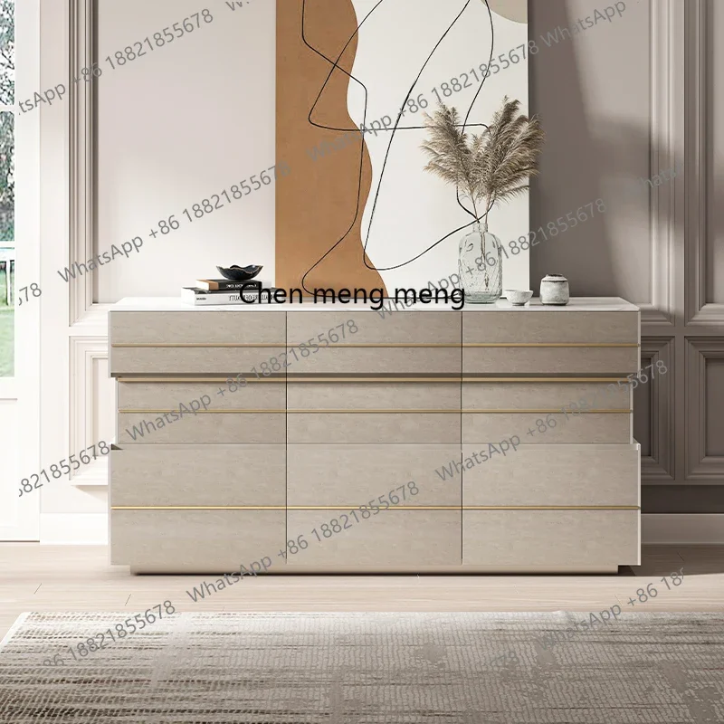 

X Solid wood storage cabinet Bedroom bedside, storage, modern dining side, living room entrance cabinet