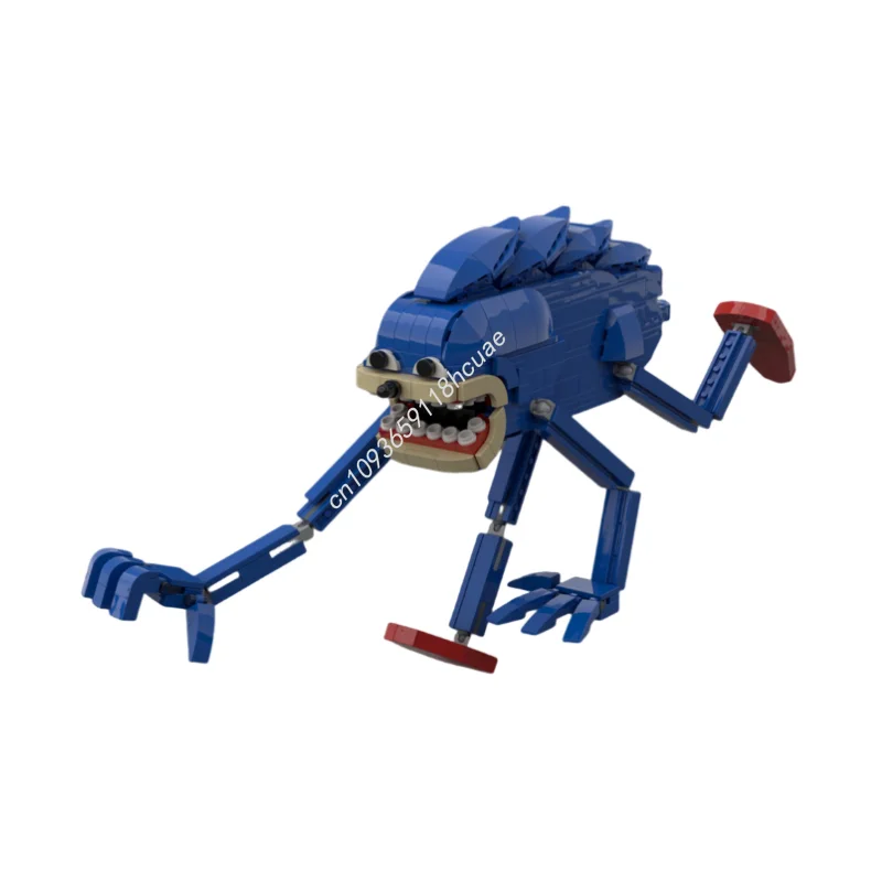 476pcs MOC Beast Mode High-Speed Hedgehog Building Blocks Mainan Rakitan Hadiah Natal Meningkatkan Kemampuan Praktis Anak-anak Edukatif