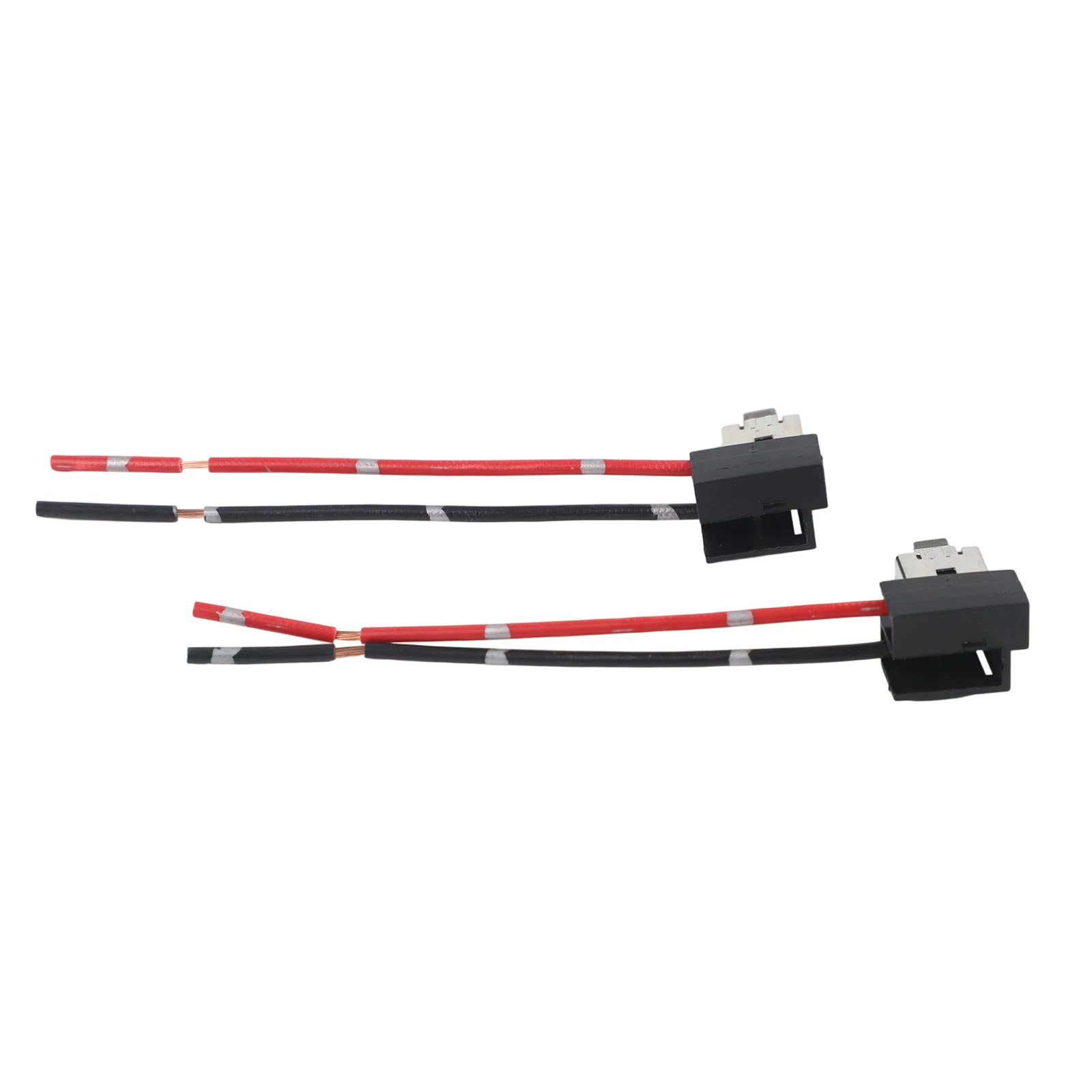 Black Car Headlight Connector Stable Performance Versatile Compatibility ABS Plastic Heat Resistant High Reliability