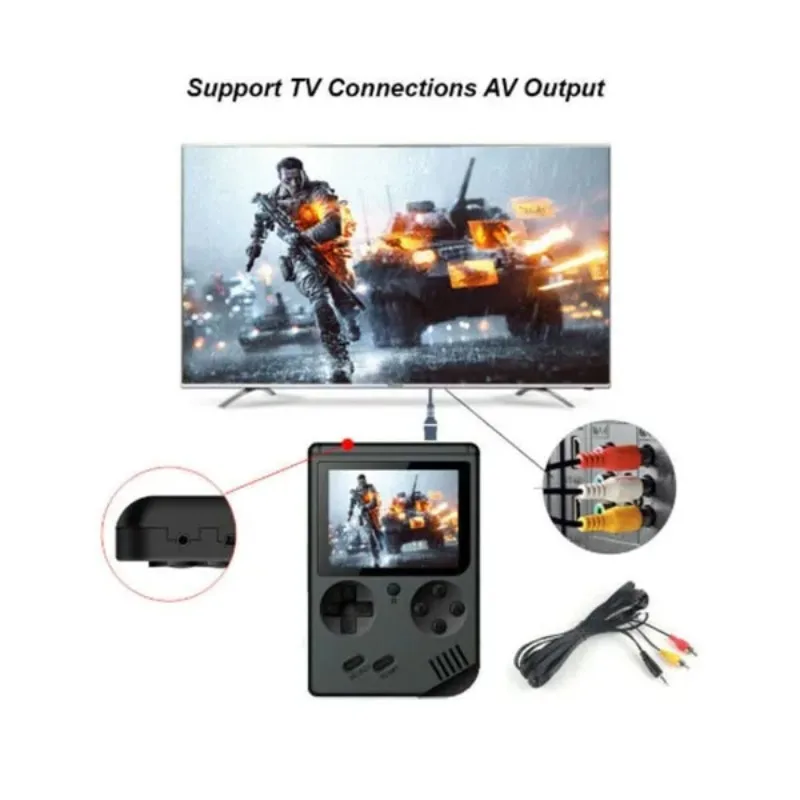 Mini 2.0 / 3.0 Inch Built-in 268/400 Game Console Video Game Handheld Game Console Retro Handheld Game Console Decompression Toy