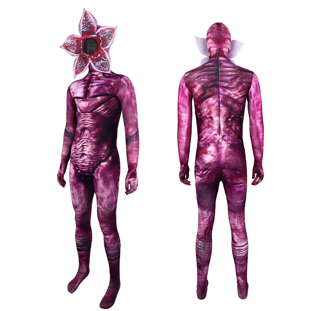 Cannibal Flower Halloween Horror Costume Cosplay Pantaloni attillati Costume Festa Carnevale Anime Set Cos Ragazzi Ragazze Novità Abbigliamento