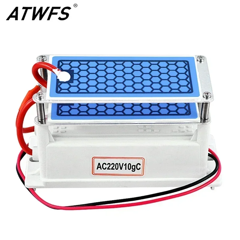 ATWFS Ozone Generator 220v 10g home Air Purifier Ozonizador Ozonator Cleaner Mini Ozon Generator Ozonizer Sterilization Odor