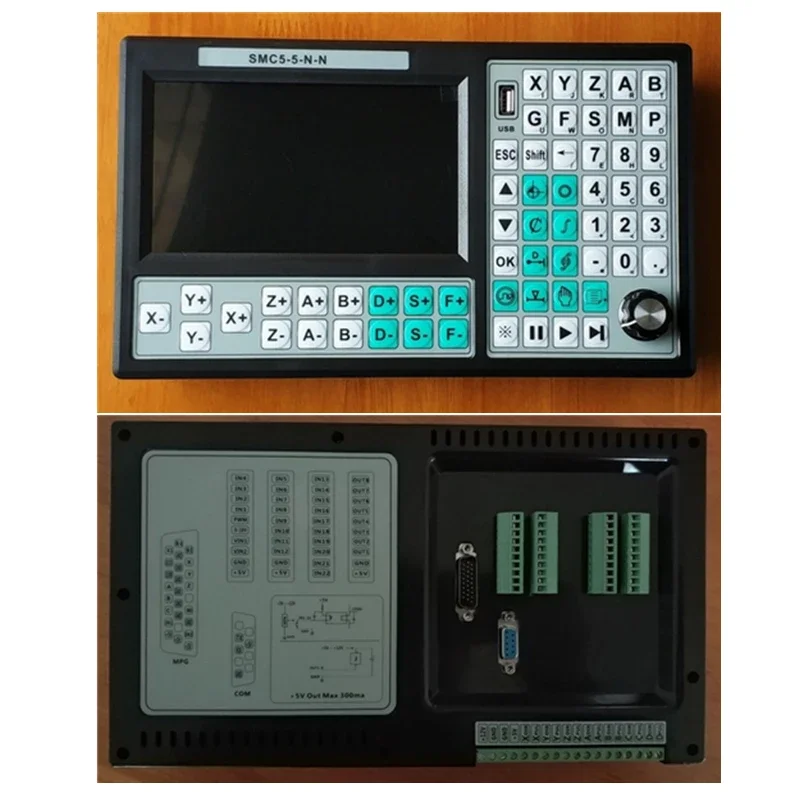 500KHZ Motion 7 Inch Large Screen Replace Mach3 USB 5 Axis CNC Control System Offline Controller for CNC Engraving Machine