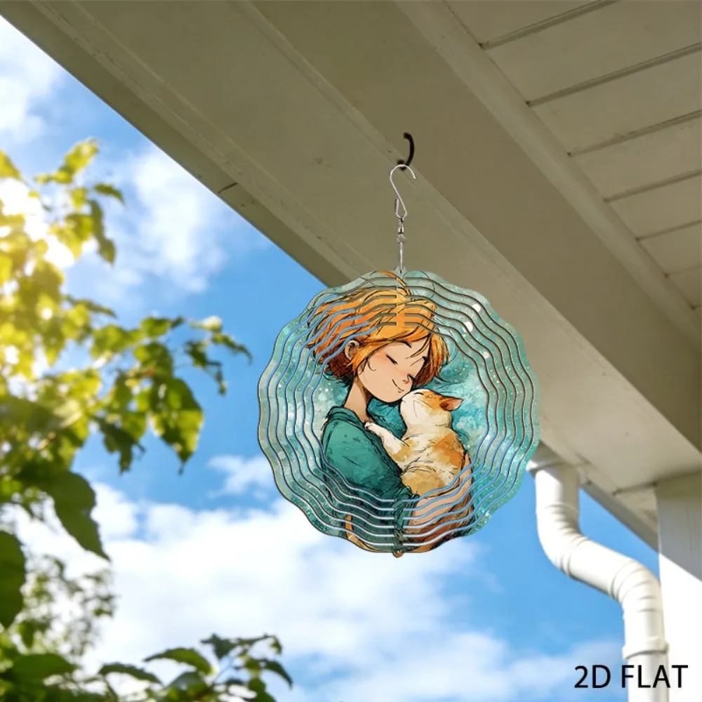 Wrought Iron Wind Chimes for Outdoor Garden Patio Decor