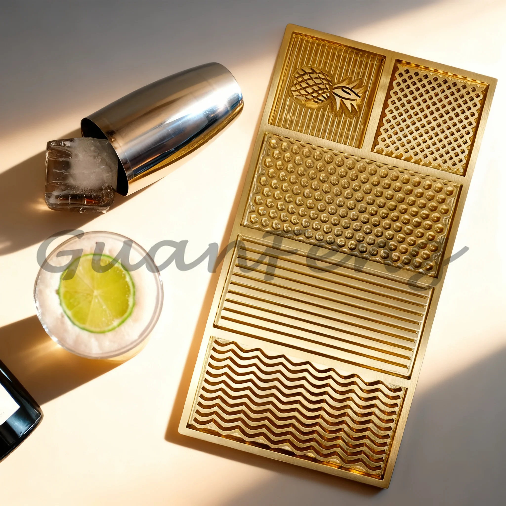 bar-brass-ice-embossing-stamp-plate-pineapple-wave-honeycomb-grid-pattern-cocktail-ice-stamping-tool-for-bartender