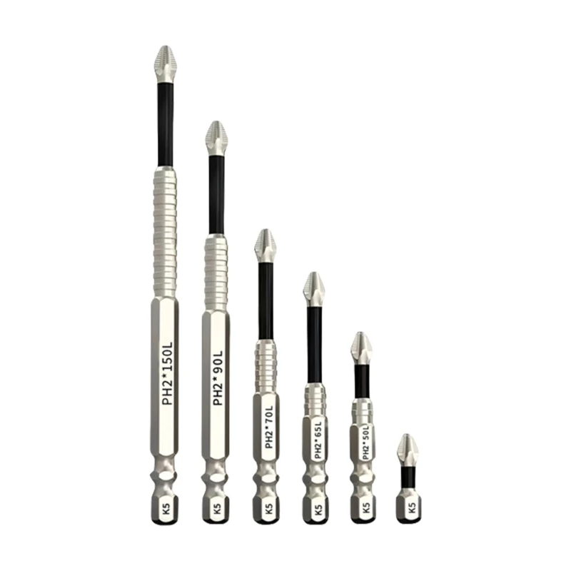 

Heavy Duty Screwdriver Drill Bit 6Pcs For Electric Manual Impact Driver