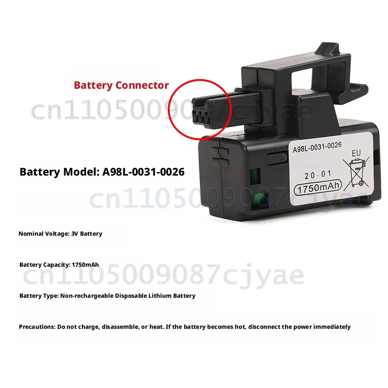 For FANUC A98L‑0031‑0026 A98L‑0031‑0028 A02B‑0309‑K102 CNC Replacement Battery