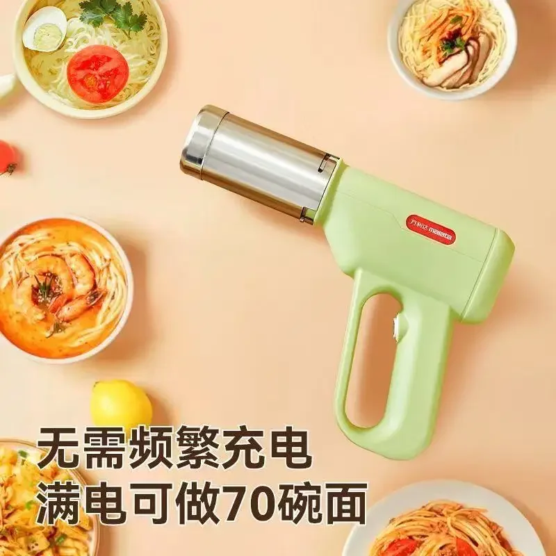 ماكينة صنع المكرونة المحمولة المنزلية الصغيرة الكهربائية الجديدة قطعة أثرية كبيرة #4