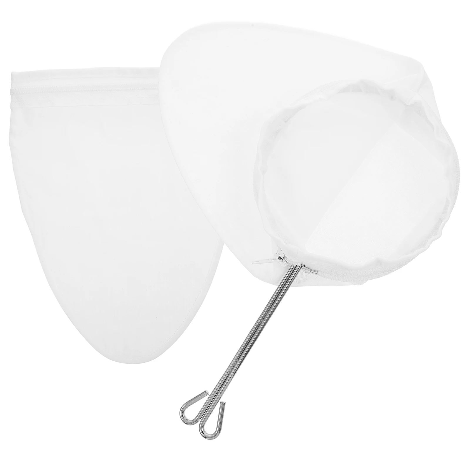 

3 Pcs Tea Filter Bag Reusable Coffee Strainer Stainless Steel Fine Mesh Cloth Loose Cafe Kitchen Bar