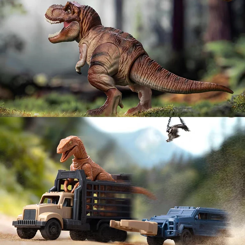 

In Stock New Blokees Nature Collection Dinosaur Blocks - Building Set With T-Rex & Velociraptor Movie-Accurate Model Gift