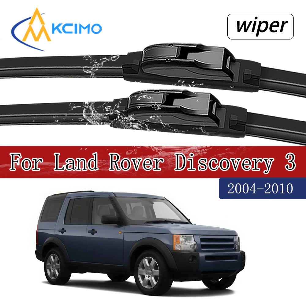 Frontscheibenwischerblätter, Paar mit 2 Stück, garantiert passend, Ersatz für Land Rover Discovery 3 L319 2004–2010, Scheibenwischerblatt-Set