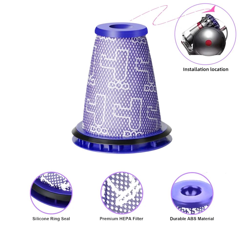 مناسبة لدايسون CY18 CY22 CY23 CY25 DY75 DY77 DY78 عنصر مرشح المكنسة الكهربائية قطع غيار الفلتر المسبق