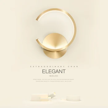 Moderna lâmpada de parede led nordic preto branco dourado iluminação parede para sala estar quarto corredor decoração casa luminárias lâmpadas parede interior