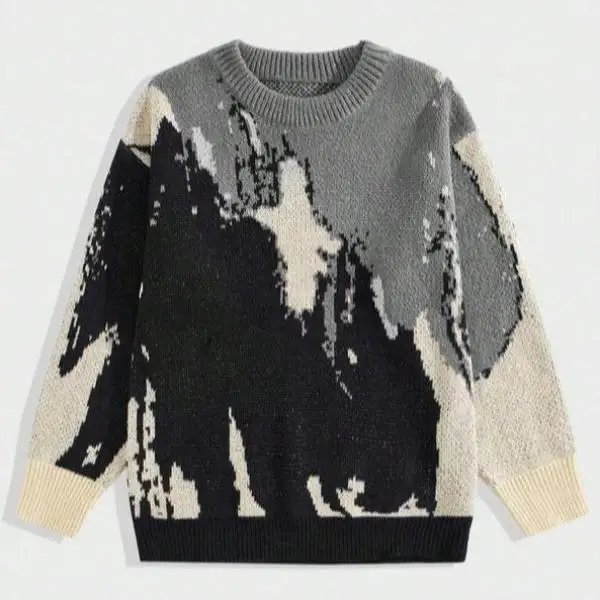 

NS Colorblo Drop oulder Sweater Regular F Casual Women's Knitted Sweater Coolmax Fiber Ciwalk Ne Nine Sve