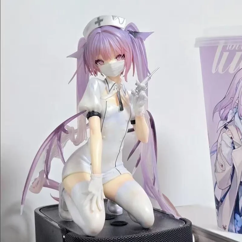 

Kawaii Eve Sweet Toxic Ver Pink Charm Rurudo Nurse Anime Figure Model 1/6 Collectible Toys Ornament Boys Festival Gifts